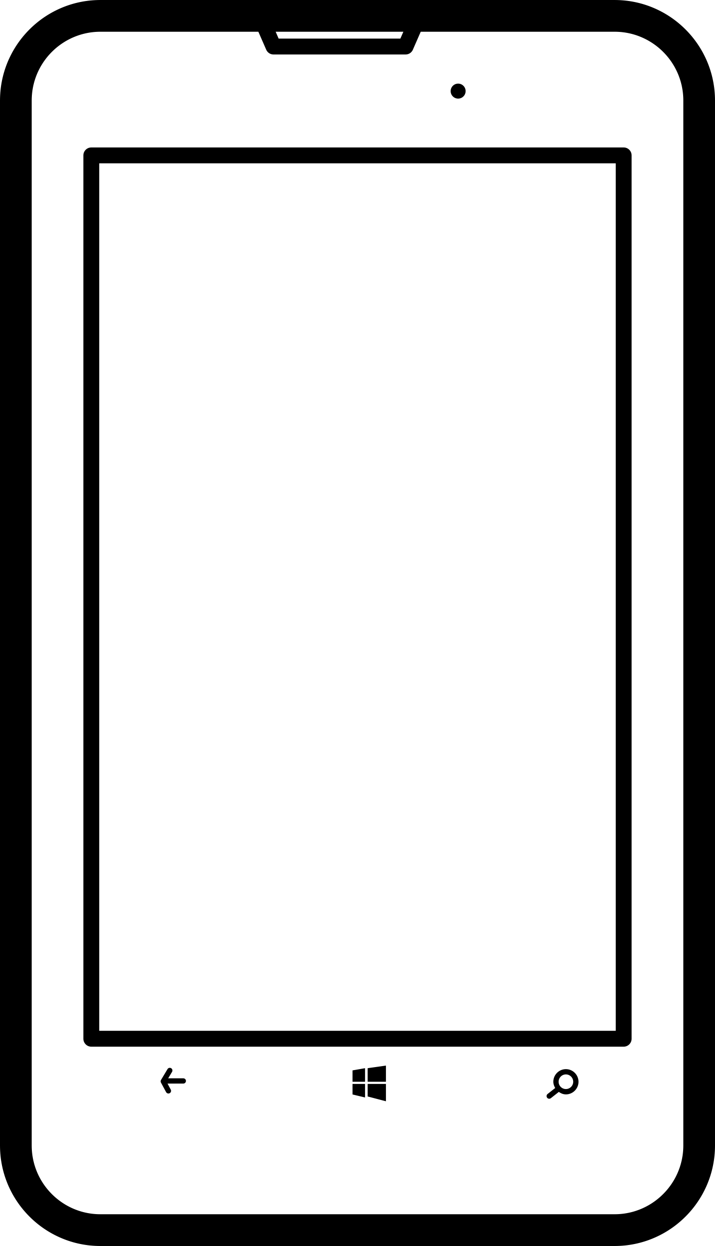 Phone Tool For Communication Outline Svg Vector Free Vectors